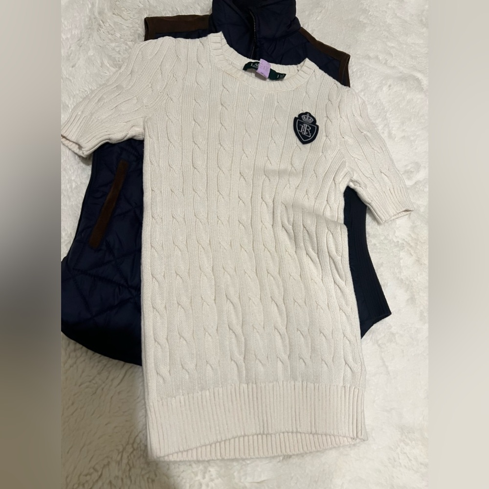 ‼️Bundle, deal‼️Polo Ralph Lauren vest XS Short sleeve sweater
